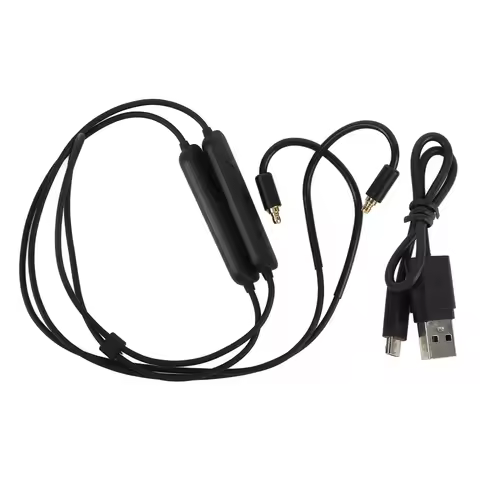 Bluetooth Wireless Adapter Cable Replacement with Microphone Controller for Sennheiser IE100 Pro IE4