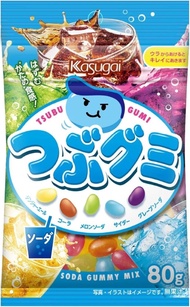 REDCRAB - KASUGAI TSUBU GUMMY CANDY ลูกอมกัมมี่เคี้ยวหนึบ หลากหลายรสชาติ🍇🍎🍊🍐