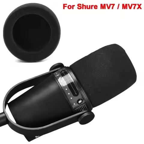 Replacement Mic Windscreen Cover Flocked Sponge Foam Windproof Microphone Cover Pop Filter Cover for