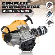 Engine Motor 49CC 2 Stroke Racing Complete Engine Motor Pull Start Motorized Bike Engine Kit Pocket 