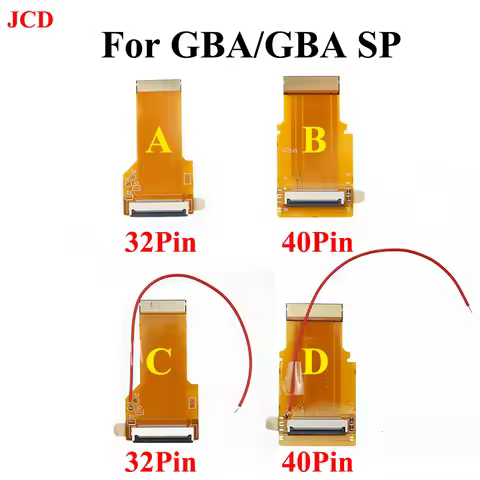 JCD For GameBoy Advance SP 32 40 Pin Repair Part Ribbon Cable For GBA SP AGS 101 Back Lit Adapter LC