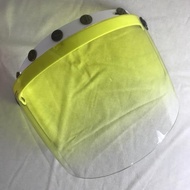 MHR 2 tone visor 5 button white cap