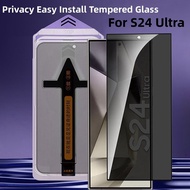 Premium Tempered Glass For Samsung Galaxy S24 Ultra S24+ Plus S24Ultra Easy Installation Glass Priva