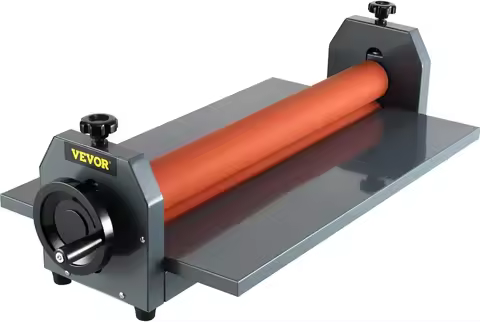 51 Inch Cold Laminator Machine 10mm Manual Vinyl Photo Film Cold laminator Hand Crank Pressure Cold 