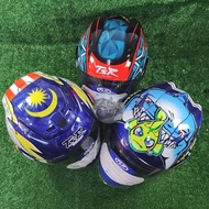 TSR HELMET BEETTLE MERDEKA EDITION / ASIA TIGER / SHARK TOPI KELEDAR TSR