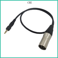 CRE Microphone  3 5mm TRS XLR Balanced Cable For  UWP-V1 UWP-D11 UWP-D21