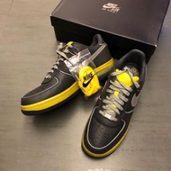 全新正品 Nike  Air Force 1 SPRM Max 男款黑配黃色休閒運動籃球鞋 US11/ UK10