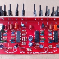 10 Channel Stereo Equalizer Kit 4x TL084