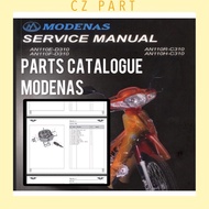 PARTS CATALOGUE MODENAS KRISS/MR2/MR3/V15/KARISMA/Ct115S/DOMINAR400/ELEGAN/KRISTAR