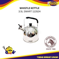 Stainless Water KETTLE/WHISTLE KETTLE 3.5L SMART 113524 Zebra