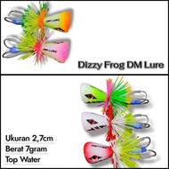DIZZY FROG. BUBBLE FROG. cork casting bait. cork casting lure.