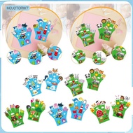 [mojotorw7] 2x Felt Story Finger Puppets Early Learning for Classroom Activities Preschool