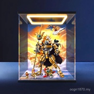 Lego Toys Acrylic Mecha 80065 Tenjin Erlang Huiwukong Model Suitable Light Model Storage Box EJMC