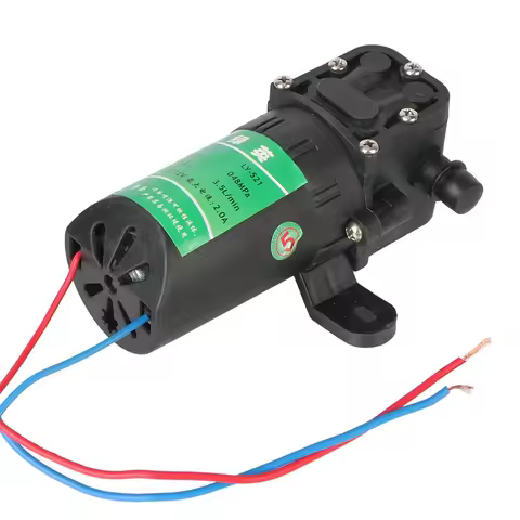 DC12V Water Spray Car Wash Micro High Pressure Diaphragm Durable Agricultural Electric Water Pump 3.