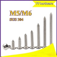 【DTY-G1】Phillips Pan Head Self Tapping Screw /Screw Plastic Wood | Skru Besi| SUS 304 Stainless Stee