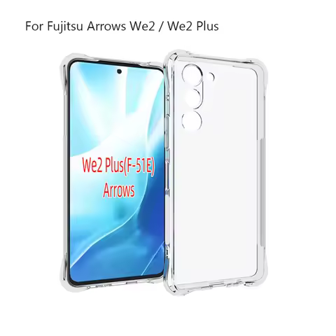For Fujitsu Arrows We2 WE 2 Plus 2Plus WE2Plus F-52E F-51E Slim Soft TPU Silicone Transparent Case S