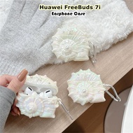 【Hot sale】For Huawei FreeBuds 7i Casing Case Soft Silicone Earphone Case Gradient Colour Seashell NO