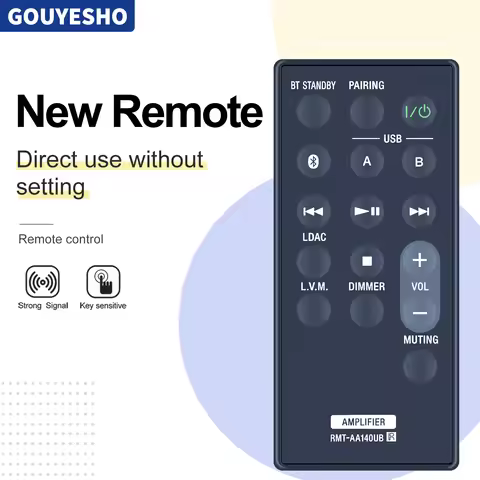 New RMT-AA140UB Remote Control For Sony Speakers Audio System CAS-1