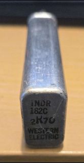western electric 西電 油沈電容 INDR 182C 一隻, 1959 Vintage