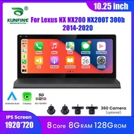 10.25 Inch Android Car Radio For Lexus NX NX200 NX200T 300h 2014-2020 GPS Navigation Multimedia Play