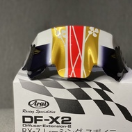Gp pad new arai rx7x original repaint not agv shoei nolan hjc xlite