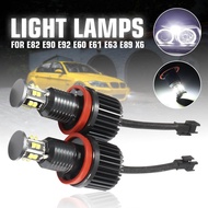 2X120W H8 LED Angel Eye Ha1o แหวนทำเครื่องหมาย Light หลอดไฟสำหรับ BMW E90 E91 E60 X6