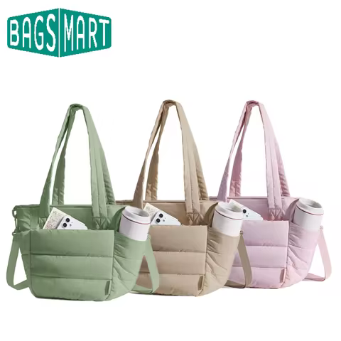 BAGSMART Lunch Bag for School Work Large Capacity Picnic Portable Durable Thermal coller Bag Ice Ins