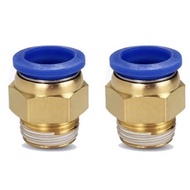 PC 12-M16 x3 Pneumatic Fitting 12mm To External Thread M16 Or 16mm