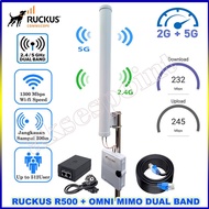 Ruckus Zoneflex R500 Plus Omni Mimo Dual Band 13 dBi 2.4GHz 5.8GHz 360 Degree WiFi Multimedia Gaming