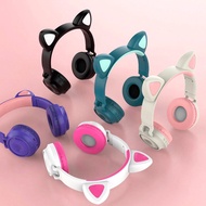 Cat Ear zw-028 Bluetooth Headset Girls Cute Headset Luminous Gaming Headset Wireless Bluetooth Headset