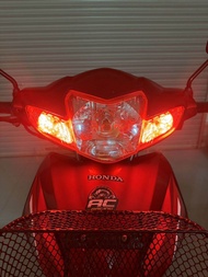 ไฟหรี่-เลี้ยว 1 คู่ (2หลอด) มอเตอร์ไซค์ ขั้วT10 ไฟเลี้ยว+ไฟหรี่ในตัว ไม่ต้องตัดต่อสายไฟ ส่งจากไทย (ส