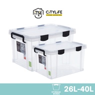 Citylife 26L/40L Hercules Anti-Humidity Multi-Purpose Stackable Strong Storage Container Box