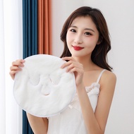 25*25cm Reusable Skincare Face Towel Mask / Moisturizing and Hydrating Anti Aging Facial Steamer ​Towel / Adjustable Coral Fleece Cloth Head Wrap / Spa Supplies