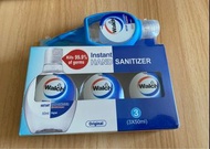 Walch instant hand sanitizer 威露士 Walch - 原味免洗搓手液 3支裝50亳升+免洗搓手液Q版50亳升