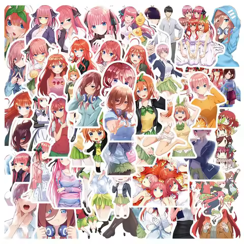50PCS Personalized Anime Five-quarter Bride Graffiti Sticker Diy Guitar Luggage Star Anime Sticker W