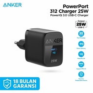 Anker 312 25W A2642 Wall Charger Adapter Power Iq3 Fast Charging