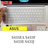 Silicone Laptop Keyboard Skin Cover for ASUS Laptop ASUS S435EA S433F S433E S433J 14 Inch Washable Keyboard Protector [ZK]