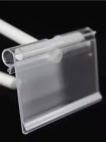 30pcs Hot Sale Supermarket Clear Pvc Price Tag Sign Label Display Holder Price Advertising Promotion