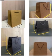 Premium Thick Paper Bag 15x12x18 18x11x15/ 21x15x20/ Luxury Paper Bag Small Paper Bag/ unique Batik 