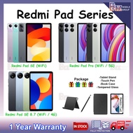 Redmi Pad Pro / Redmi Pad SE / Redmi Pad SE 8.7 | WiFi / 4G / 5G version Tablet | 1 Year Warranty