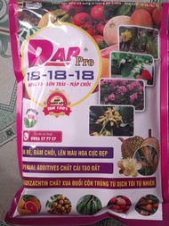 NPK Hữu Cơ Khoáng 18-18-18 gói 1kg | Cty 3 Tốt Bông To - Lớn Trái - Mập Chồi