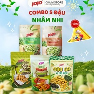 [FULL 5 VỊ] Combo Các Loại Đậu Dinh Dưỡng MIX Vị JOJO - Hạt Mix Đậu Tổng Hợp Snack Đậu Mi