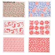 [Blingfirst] Pottery Art Colorful Flower Paper Ceramic Underglaze Transfer Paper Sticker [SG]
