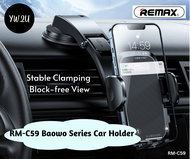 100% original Remax RM-C59 Baowo Series Stable Clamping Dashboard Car Mount Phone Holder for Samsung