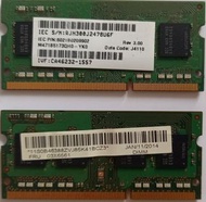 🎬2 x Samsung 4GB DDR3 PC3L-12800S Laptop RAM🎯