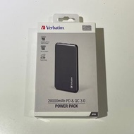 Verbatim 20000mAh 22.5W PD &amp; QC 3.0 流動充電池 (66628)