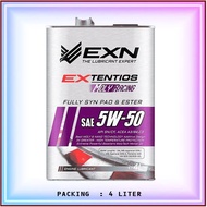 EXN EXTENTIOS MOLYRACING SAE 5W-50 API SN/CF, ACEA A3/B4, C3 SINTETIK PENUH PAO & ESTER MINYAK ENJIN