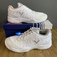 [Yingming Badminton] VICTOR 4E Ultra Wide Last U-SHAPE Badminton Shoes Unisex A830IV Black White