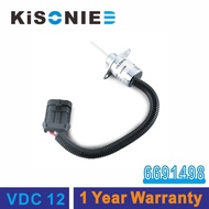 6691498 12V Fuel Shut Off Solenoid For Bobcat S185 S205 325 328 329 Kubota Engine 1503ES-12A5UC4S St