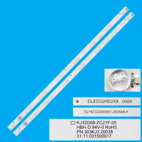 1/5/10 Kit LED Strip For DLED32HD2X8 0004 Screen MT3151A04 SJ.HZ.D3200801-2835AS-F LED32HD690 ML-321